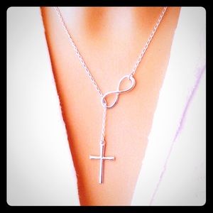 Infiniti cross necklace